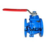 DIN Pn16 Flanged Connection Cast Iron Ball Valve