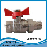 Brass Ball Valve M/F with Union Pipe (V18-563)
