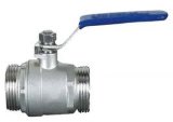 2-PC Stainless Steel Male Thread Ball Valve (T)