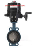 Double Shaft Butterfly Valve with Electric Actuator