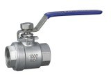 Forged 2PC Floating Ball Valve with NPT Thread End