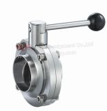 Stainless Steel Sanitary Weld Butterfly Valve
