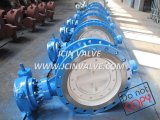 Tri Eccentric Stainless Steel Butterfly Valves with Manual (D343H)