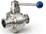 Sanitary Stainless Steel Butterfly Type Ball Valve (CF88147)