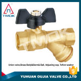 Cw617n Material with Forged Control Valve Pn 40 and Dn 20 Brass Ball Valve with PPR Hydraulic Iron Handle with Ful Port