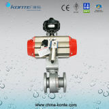 Metal Seated 2PC Forged Floating Ball Valve, Pneumatic Ball Valve