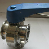 Stailess Steel Sanitary Flanged Butterfly Valve