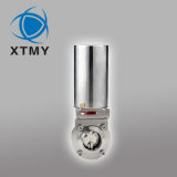 Sanitary Stainless Steel Pneumatic Butterfly Valve with Sensor