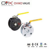 API 6D Forged Steel Pneumatic Flanged Wafer Ball Valve