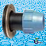 Flange Adaptor PP Compression Fittings (Italy Standard)