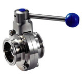 Sanitary Stainless Steel Ss Butterfly Valve
