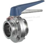 Stainless Steel Sanitary Butterfly Valve with Press Handle