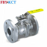 Manual Operated Flanged End High Mounting Pad Ball Valve