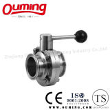 Ss304/316 Sanitary Manual Clamped Butterfly Valve