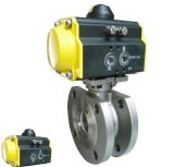 Pneumatic Operated Wafer Type Ball Valve