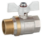 White Butterfly Handle Ball Valve Fxm (VG-A16602)
