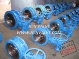 Tri Eccentric Flanged Pn16 Manual Butterfly Valve (D343H)