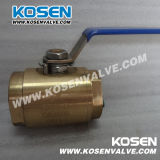 2PC Type Forged Bronze Ball Valve (Thread and SW Ends)