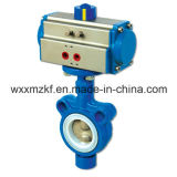 Wafer Butterfly Valves with Pneumatic Actuator (CE)
