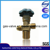 High Pressure QF-2A2 Brass N2O Cylinder Gas Cylinder Valve with Safety Device