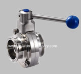 Stainless Steel Ss304 and Ss316L Clamp Sanitary Butterfly Valve