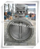 PTFE Flanged Carbon Steel Butterfly Valve (D31Y-38