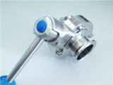 Stainless Steel Sanitary Clamped Butterfly Valve