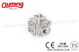 Four Way Threaded End Ball Valve with Mouting Pad