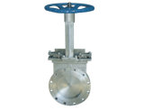 Stainless Steel Flanged Knife Gate Valve with Handwheel