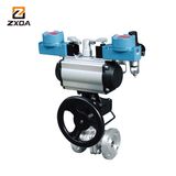 Ss304 Pneumatic Flange Ball Valve on-off Ball Valves