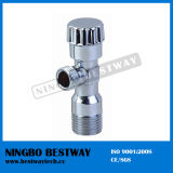 Brass Slow-Open Angle Valve with Plastic Handle (BW-A11)
