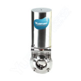 Sanitary Stainless Steel Tri Clamp Pneumatic Butterfly Valve