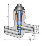 Lift Check Valve For Electric Station