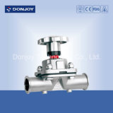 316L Stainless Steel Handwheel Clamp Diaphragm Valve with