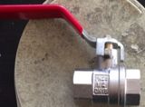 Full Brass Ball Valve with Steel Lever Handle (1/2