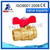 'brass Ball Valve with Butterfly Handle