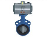 Stainless Steel Pneumatic Wafer Butterfly Valve