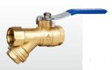 (A) Amico Brand Forged Brass Ball Valve with Strainer