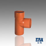 Tee Mf (DIN PVC Pipe Fitting for Drainage) PVC Drainage Fitting