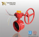 Anti-Static Rubber Coating Grooved End Connection Butterfly Valve