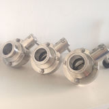Hygienic Stainless Steel AISI316L Manual Butterfly Valves