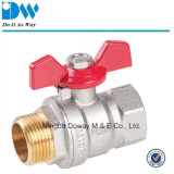 Forged Brass Ball Valve with Butterfly Handle