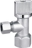 Brass Chrome Plated Angle Valve with Plastic Handle