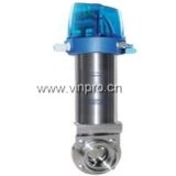 Pneumatic Butterfly Valve with Control Head (116)