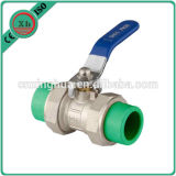 PPR Double Union Ball Valve with Brass