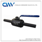 2PCS Floating Forged Steel Ball Valve with Extended Pipe