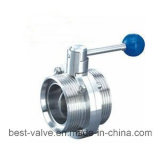 SMS Sanitary Welded Butterfly Valve