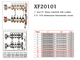 Floor Heating Manifold (XF20101)