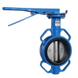 GB Standard Ci Body Handle Wafer Butterfly Valve Without Pin
