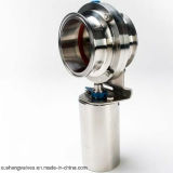 Stainless Steel Pneumatic Actuator Triclamp Butterfly Valve